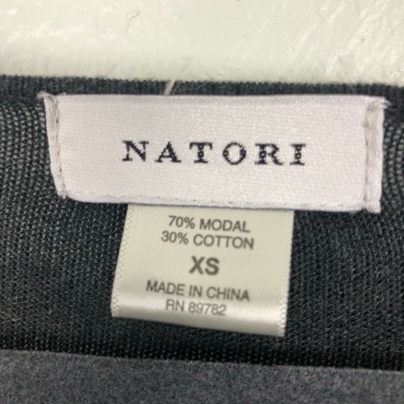 Natori Drop Shoulder Bell Sleeve V Neck Knit Top - Picture 10 of 13